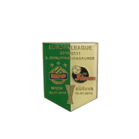Pin Rapid Wien (AUT) - FK Suduva Süduva (LTU), 2010