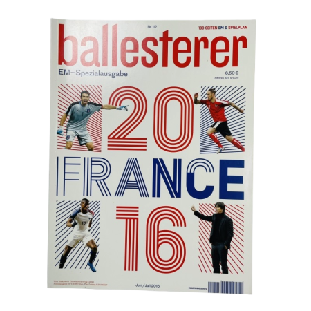 Fussballmagazin ballesterer, EM France 2016, Nr. 112