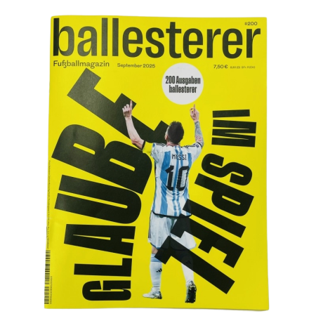Fussballmagazin ballesterer, Glaube im Spiel, Nr. 200