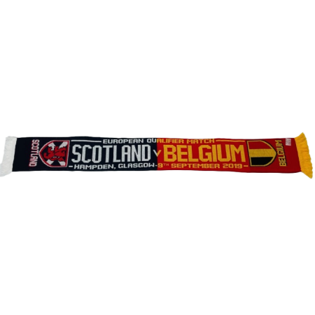 Schal Schottland - Belgien, Scotland - Belgium, 2019