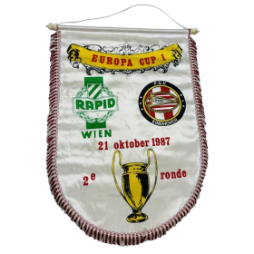 Wimpel Rapid Wien (AUT) - PSV Eindhoven (NED), 1987