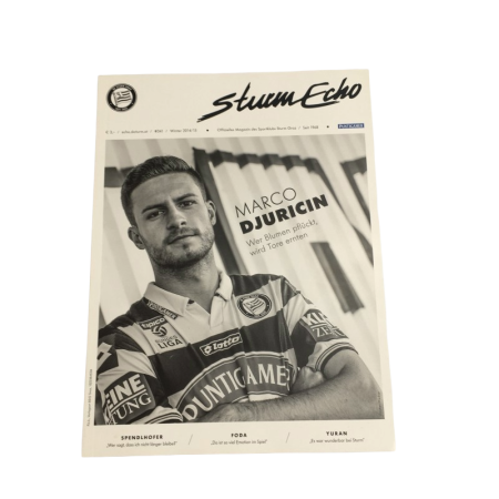 Vereinsmagazin Sturm Graz, Sturm Echo Nr. 341, Djuricin