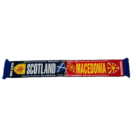 Schal Schottland - Mazedonien, Scotland - Macedonia, 2014