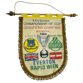 Wimpel Rapid Wien (AUT) - Everton FC (ENG), 1985
