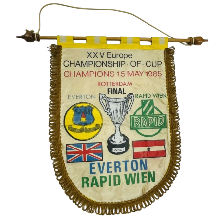Wimpel Rapid Wien (AUT) - Everton FC (ENG), 1985