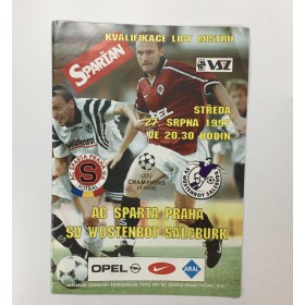 copy of Museum Programm Sparta Prag (CZE) - Austria Salzburg, 1997