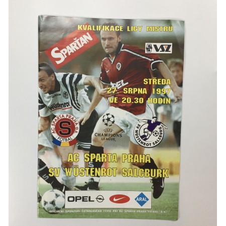 copy of Museum Programm Sparta Prag (CZE) - Austria Salzburg, 1997