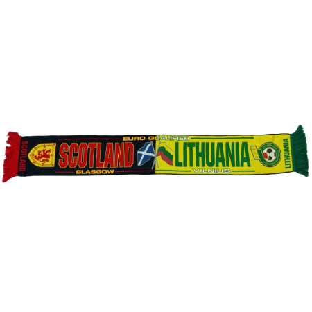 Schal Schottland - Liatuen, Scotland - Lithunia, EM Qualifikation