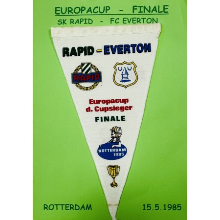 Wimpel Rapid Wien (AUT) - FC Everton (ENG), 1985