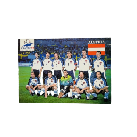 Teamkarte Österreich, ÖFB, WM 1998