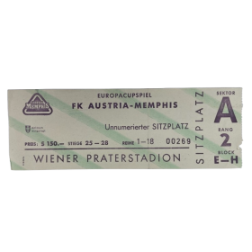 Ticket Austria Wien - Club Brügge, 1992