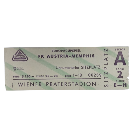 Ticket Austria Wien - Club Brügge, 1992