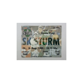 Ticket Sturm Graz - Slavia Praha, 1995