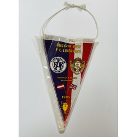 copy of Wimpel Austria Wien - Liverpool FC, 1985