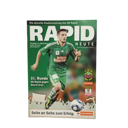 Programm Rapid Wien - Sturm Graz, 2012