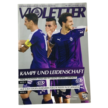 Programm Austria Salzburg - SV Grödig, 2016