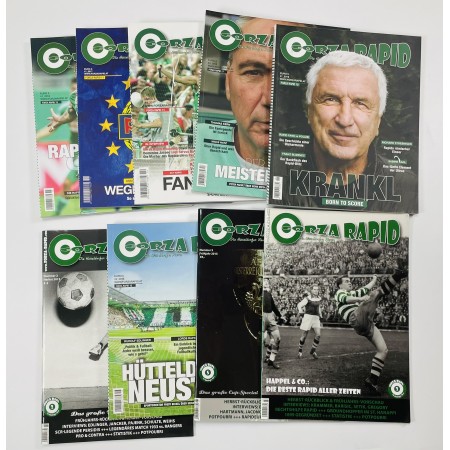 9 Ausgaben Forza Rapid Wien