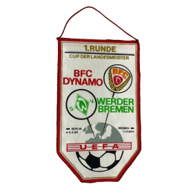 Wimpel BFC Dynamo Berlin (GER) - Werder Bremen (GER), 1988