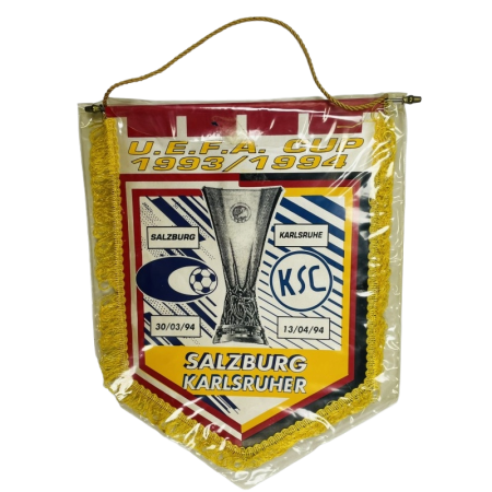 Wimpel Karlsruher SC, KSC (GER) - Austria Salzburg, 1993/1994