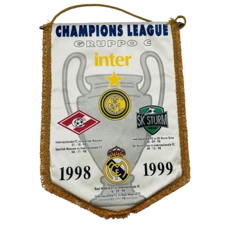 Wimpel Real Madrid, Sturm Graz, Inter Mailand, Spartak Moskau