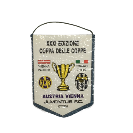 Wimpel Austria Wien - Juventus Turin (ITA), 1990