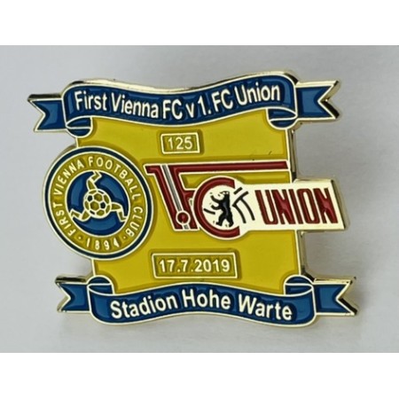 Pin First Vienna FC (AUT) - Union Berlin (GER), 125 Jahre