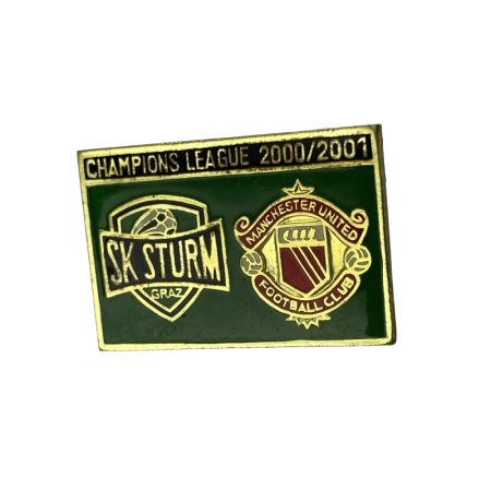 Pin Sturm Graz - Manchester United, 2000/2001