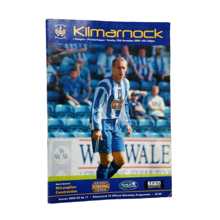 Programm Klimarnock FC (SCO) - Glasgow Rangers (SCO), 2004
