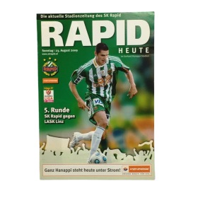 Programm Rapid Wien (AUT) - LASK Linz (AUT), 2009