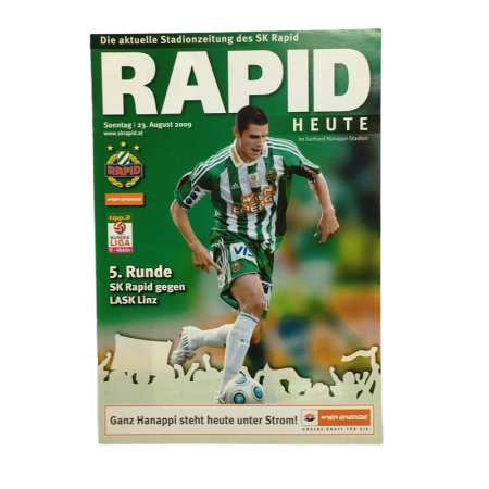 Programm Rapid Wien (AUT) - LASK Linz (AUT), 2009