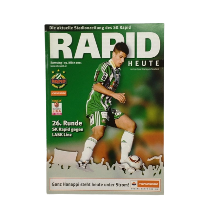 Programm Rapid Wien (AUT) - LASK Linz (AUT), 2011