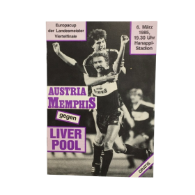 Programm Austria Wien - Liverpool FC, 1985