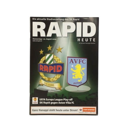 Programm Rapid Wien (AUT) - Aston Villa (ENG)