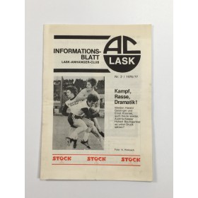 copy of Museum Programm LASK Linz - Austria Wien, 1976