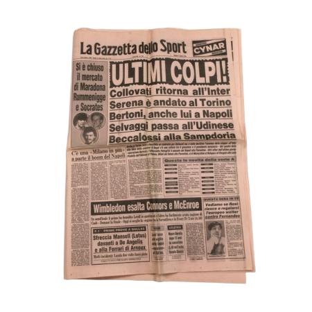 Zeitschrift La Gazzetta dello Sport von 1984