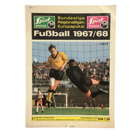 Sportmagazin Fussball, Bundesliga Deutschland 1967/1968