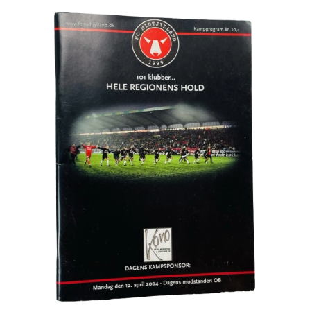 Programm FC Midtjylland (DEN) - Odense BK (DEN), 2004