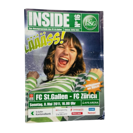 Programm FC St. Gallen (SUI) - FC Zürich (SUI), 2011