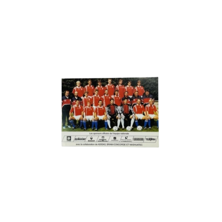 Teamkarte Luxembourg, Verband Luxemburg 1995/1996