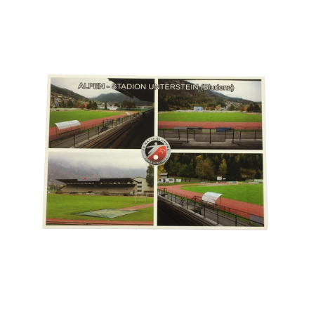 Stadionpostkarte FC Bludenz, Alpenstadion Unterstein