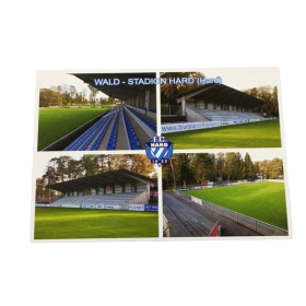 Stadionpostkarte FC Hard, Wald-Stadion (AUT)