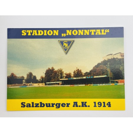 Stadionpostkarte Salzburger AK, SAK, Stadion Nonntal