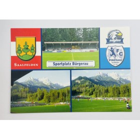 Stadionpostkarte FC Pinzgau Saalfelden, Sportplatz Bürgerau