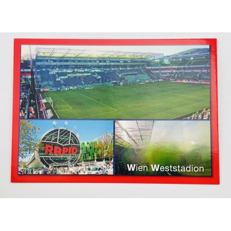 Stadionpostkarte Rapid Wien, Weststadion