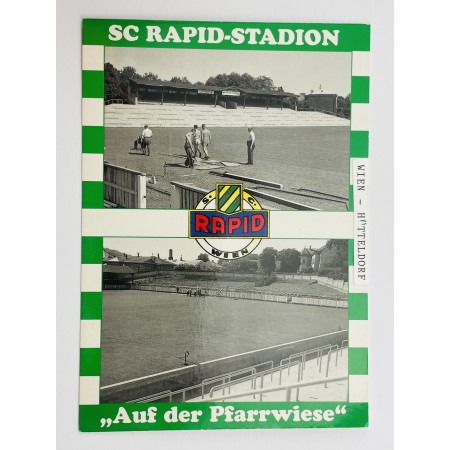 Stadionpostkarte Rapid Wien, Pfarrwiese