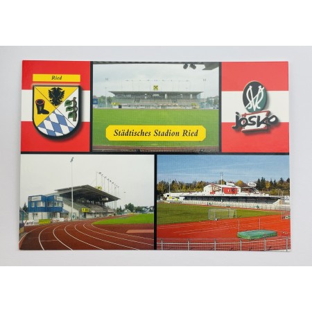 Stadionpostkarte SV Ried, Städtisches Stadion Ried