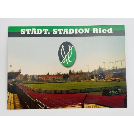 Stadionpostkarte SV Ried, Städtisches Stadion Ried