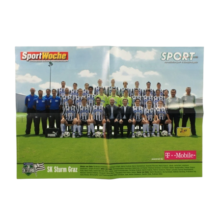 Mannschaftsposter Sturm Graz & SV Mattersburg, 2008