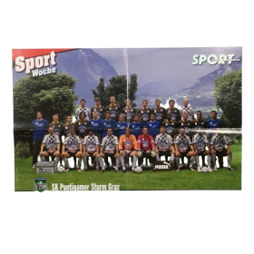 Mannschaftsposter Sturm Graz & SV Mattersburg, 2004