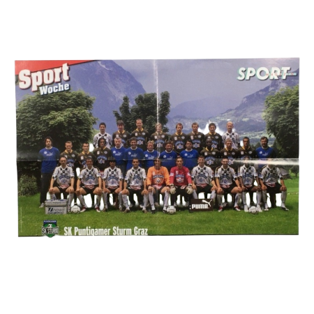 Mannschaftsposter Sturm Graz & SV Mattersburg, 2004